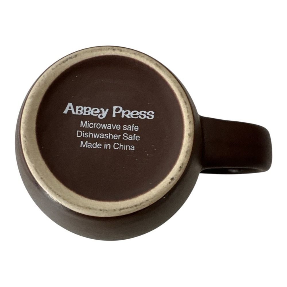 Abbey Press Cup Mug Prayer Changes Everything Religious Gift Brown - Picture 5 of 7